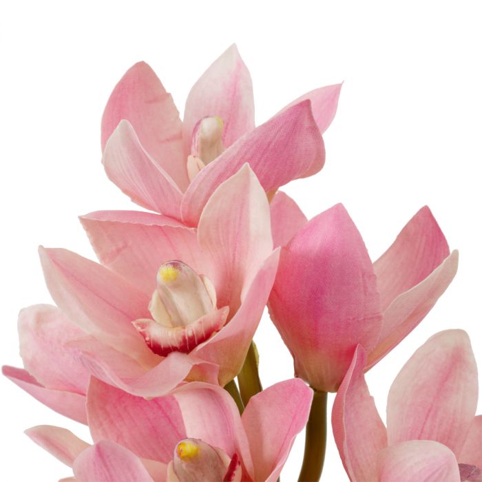 Bouquet of Cymbidium Orchids Real Touch 36 pcs Pink & Peach Tones