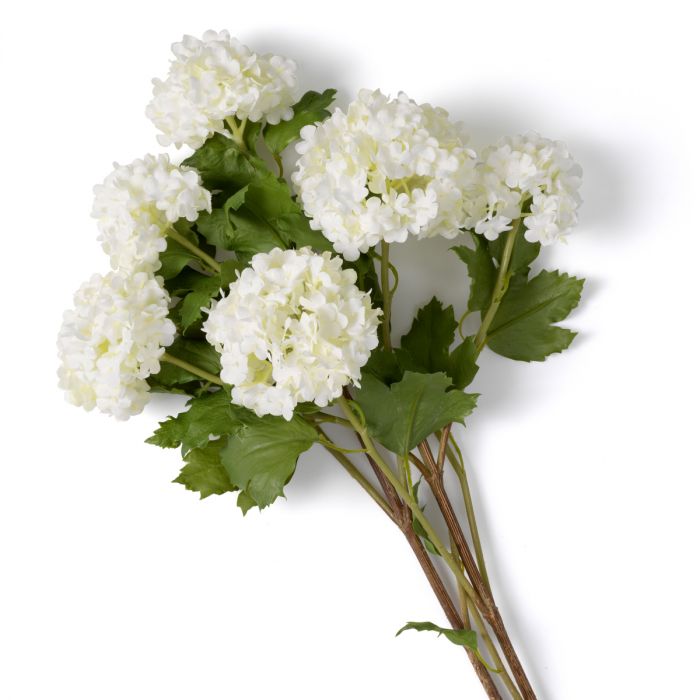 Bouquet of Hydrangeas Snowball Real Touch 36 pcs