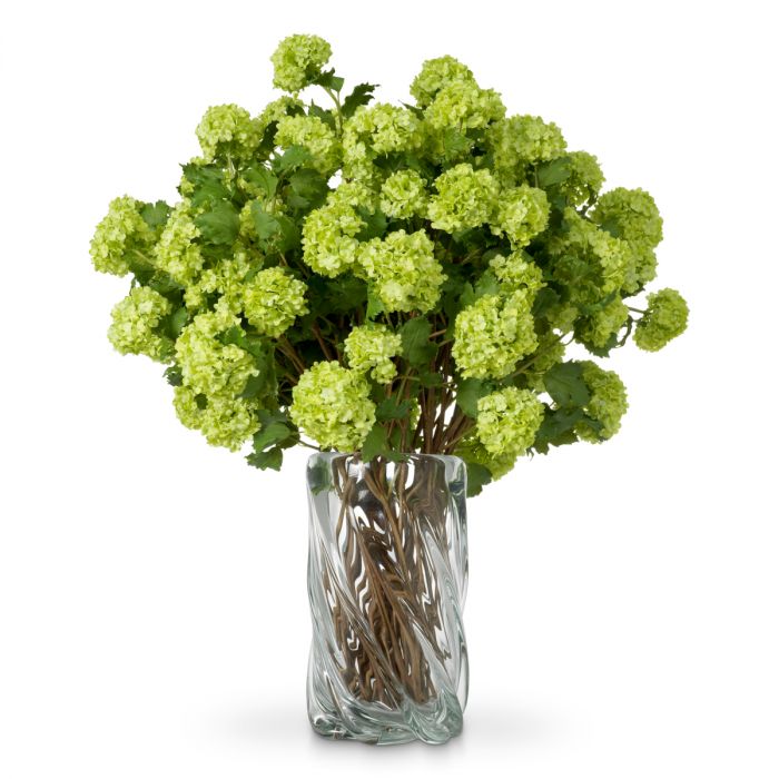 Bouquet of Hydrangeas Snowball Real Touch 36 pcs-Green