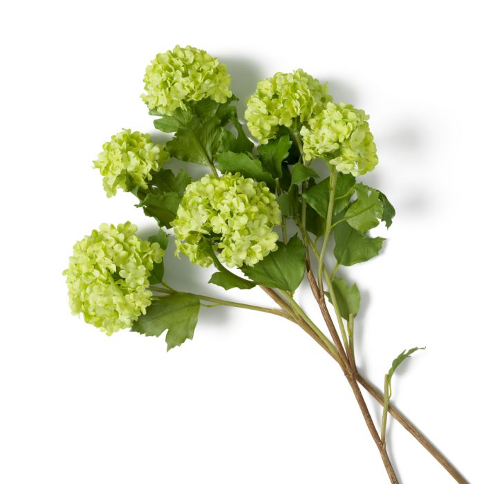 Bouquet of Hydrangeas Snowball Real Touch 36 pcs-Green