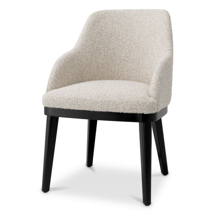 Dining Chair Costa With Arm-Beige